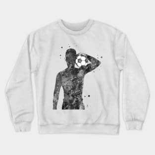 Male Soccer Player Crewneck Sweatshirt